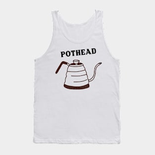 Pothead Coffee Funny Tank Top